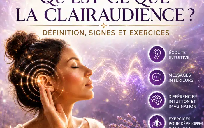 Image illustrant la clairaudience, l’écoute intuitive, les messages intérieurs et les exercices spirituels avec Sophie Vitali et Infinità Corse Voyance.