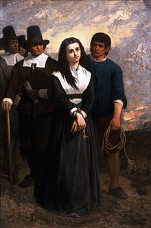 Qui étaient les sorcières de Salem ? Witch Hill ou Le Martyr de Salem (The Salem Martyr ; New York Historical Society), par Thomas Satterwhite Noble.