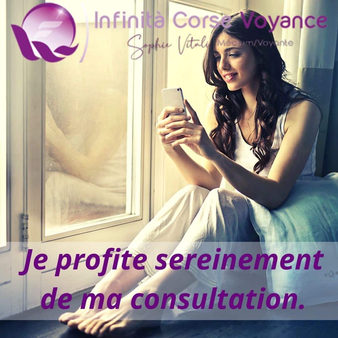 Consultation privée 2 / Infinità Corse VoyanceJe profite sereinement de ma consultation. Consultation privée 2 / Infinità Corse Voyance