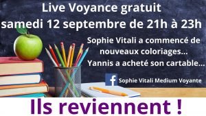 Live voyance gratuit sur Facebook animé par Sophie Vitali et Yannis