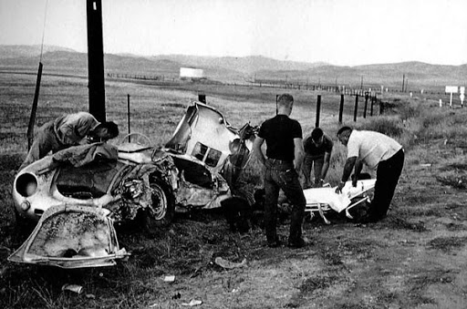 Voiture maudite : 30 septembre 1955, James dean décède dans un accident avec sa Porsche 555 Spyder