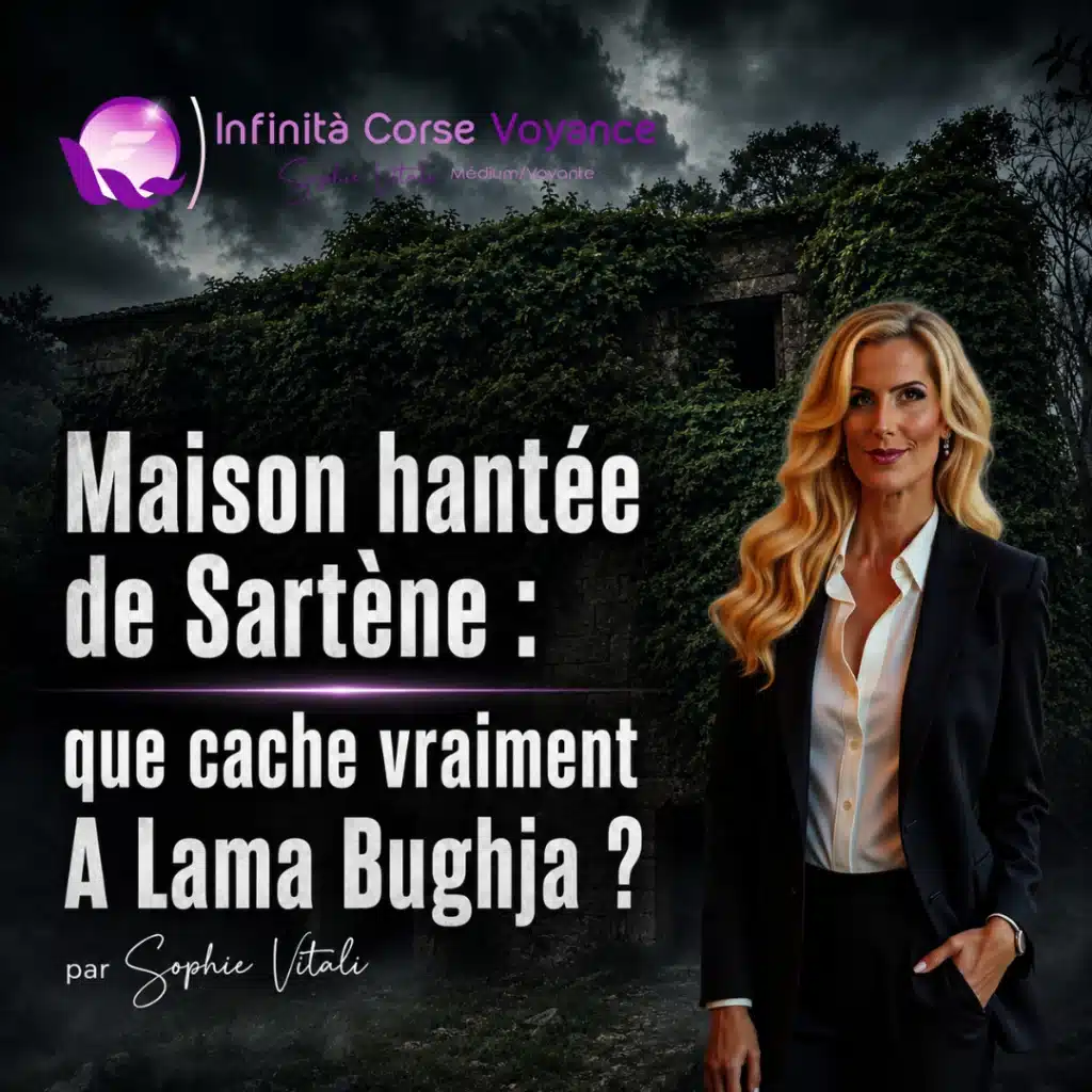 Maison abandonnée de Sartène dite A Lama Bughja au bord de la RT 40 en Corse-du-Sud