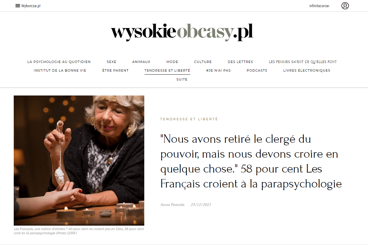 Le journal polonais Gazeta Wyborcza parle de Sophie Vitali