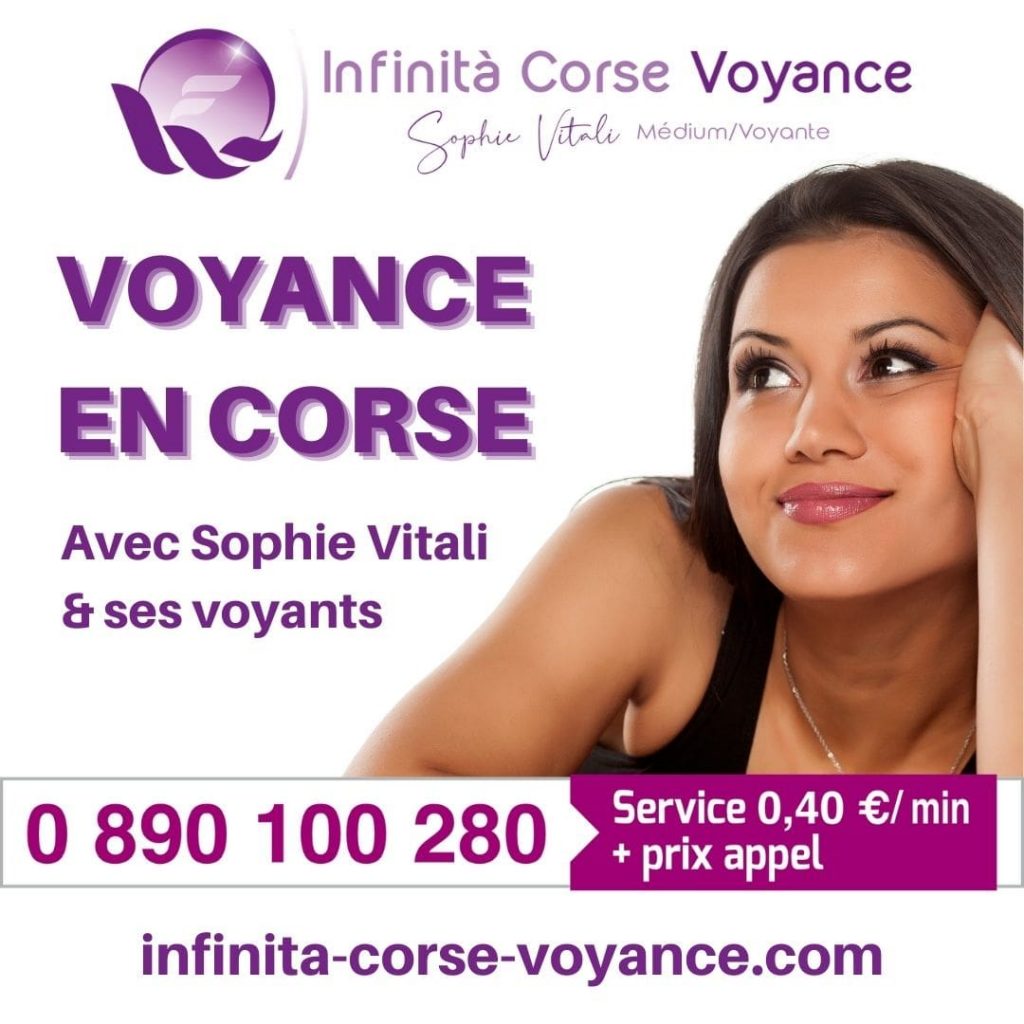 Voyance par téléphone audiotel (sans carte bancaire) à 0.40 € la minute en Corse avec Sophie Vitali