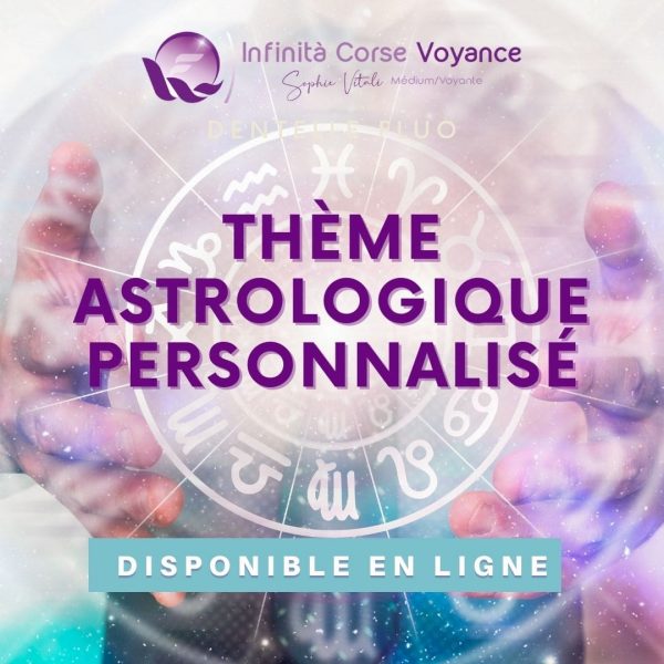 Thème astrologique personnalisé par notre astrologue Jean Luc / Sophie Vitali