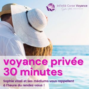 Voyance privée 30 minutes avec rendez-vous avec Sophie Vitali voyante par téléphone et ses médiums