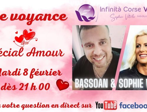 Live voyance spécial amour avec Sophie Vitali & Bassoan en direct sur YouTube et Facebook 08.02.2022