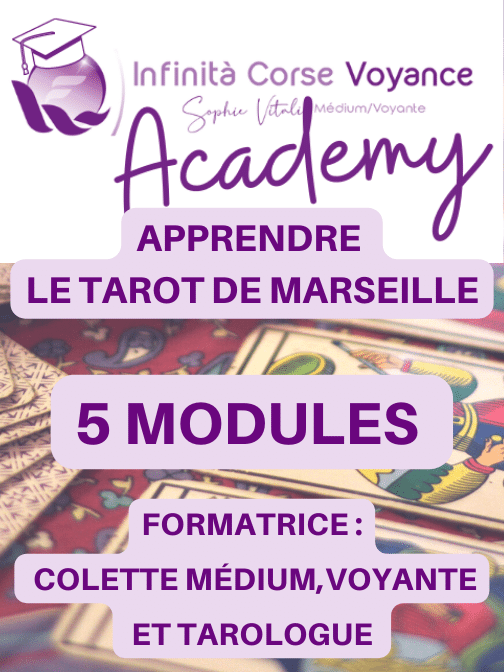 Apprendre le Tarot de Marseille avec Infinità Corse Voyance Academy