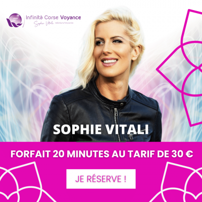 Forfait voyance en privé avec Sophie Vitali célèbre médium à 30 €