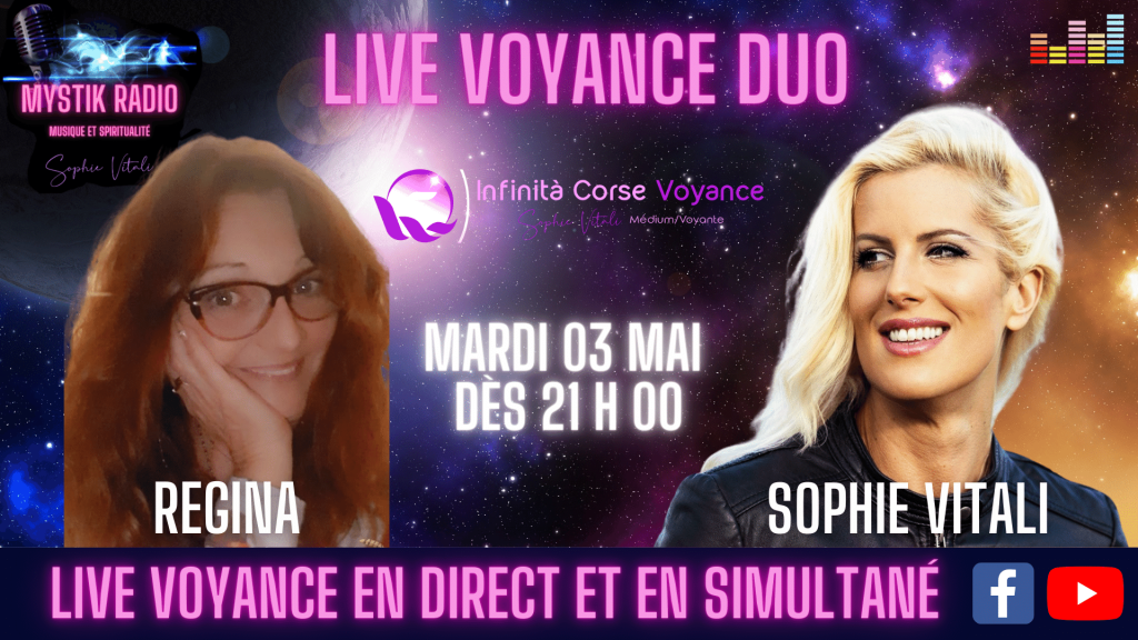 Sophie Vitali et Régina : voyance en duo gratuite par téléphone