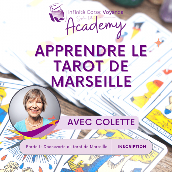 Formation : Apprendre le Tarot de Marseille avec Colette médium et tarologue
