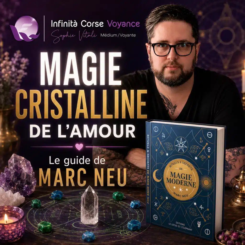 Magie cristalline de l’amour : cristaux et rituel présentés par Marc Neu