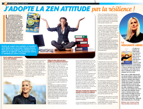 La résilience ou la sérénité retrouvée avec Sophie Vitali | Magazine Vous et votre avenir