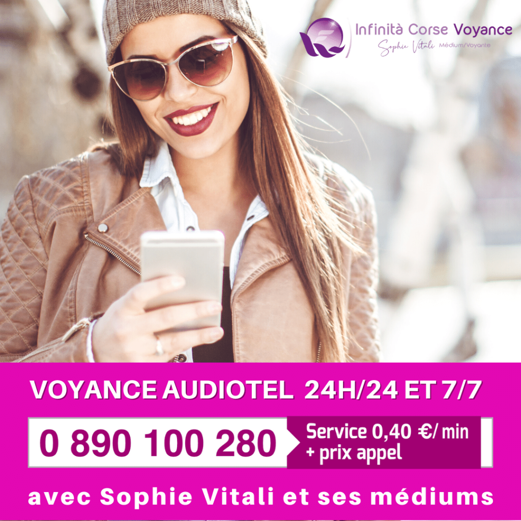Voyance audiotel sérieuse disponible 24h/24 et 7/7 avec les meilleurs médiums et voyants sélectionnés par la célèbre médium Sophie Vitali
