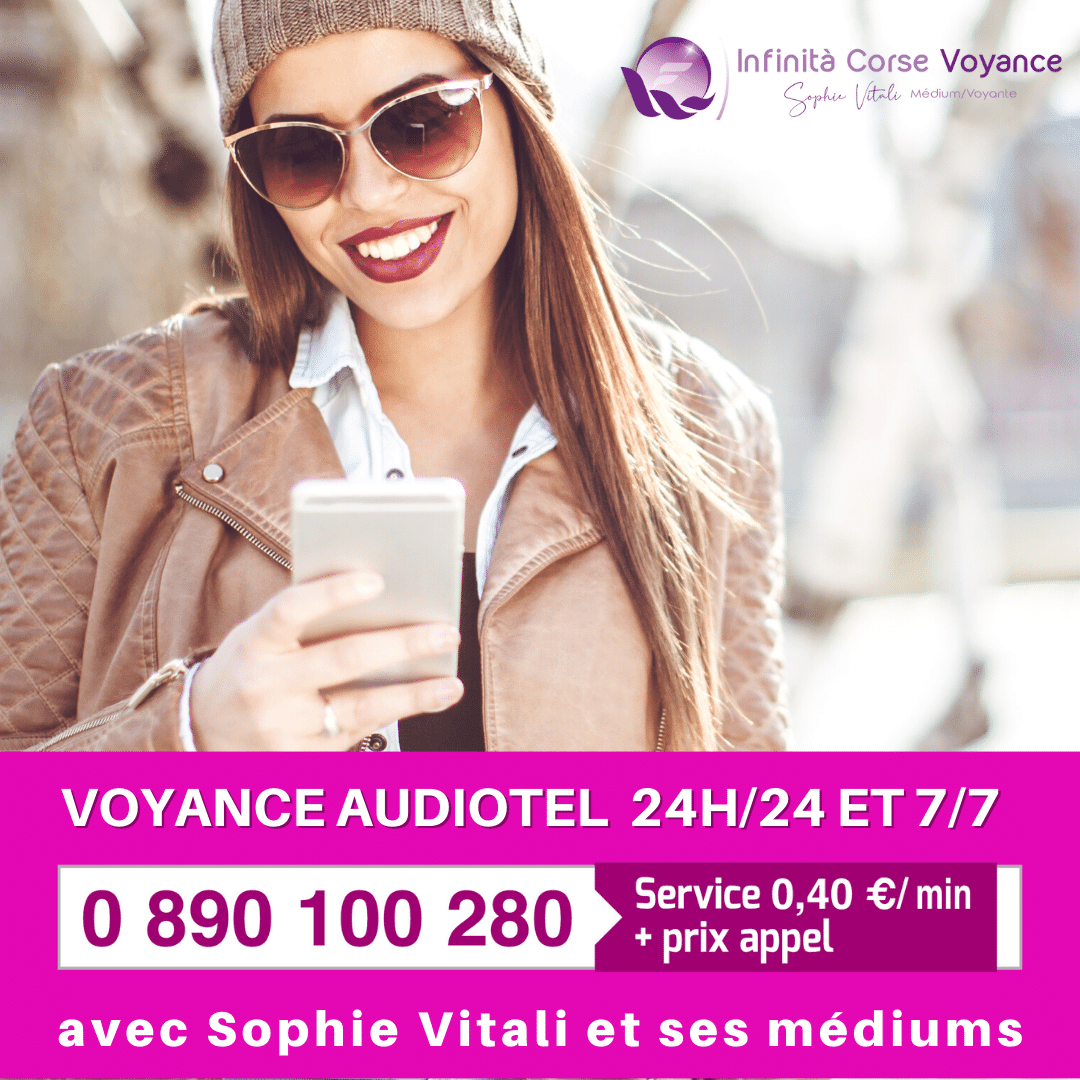 Voyance audiotel sérieuse à Paris disponible 24h/24 et 7/7 avec les meilleurs médiums et voyants sélectionnés par la célèbre médium Sophie Vitali