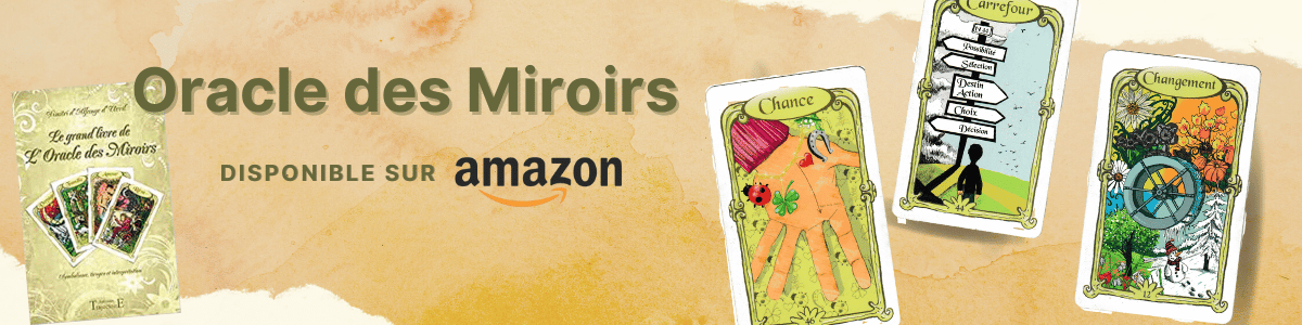 L'Oracle des Miroirs disponible sur Amazon - Voyance et guidance médiumnique sérieuse, fiable et de qualité avec ce jeu divinatoire.