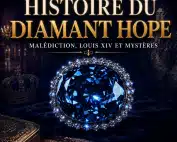 Histoire du diamant Hope, célèbre diamant bleu lié à Louis XIV, au Bleu de France, au Smithsonian et à la légende de malédiction.