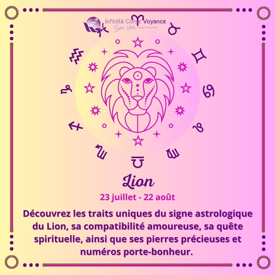 Signe astrologique du Lion : traits de caractère, compatibilité amoureuse et spiritualité