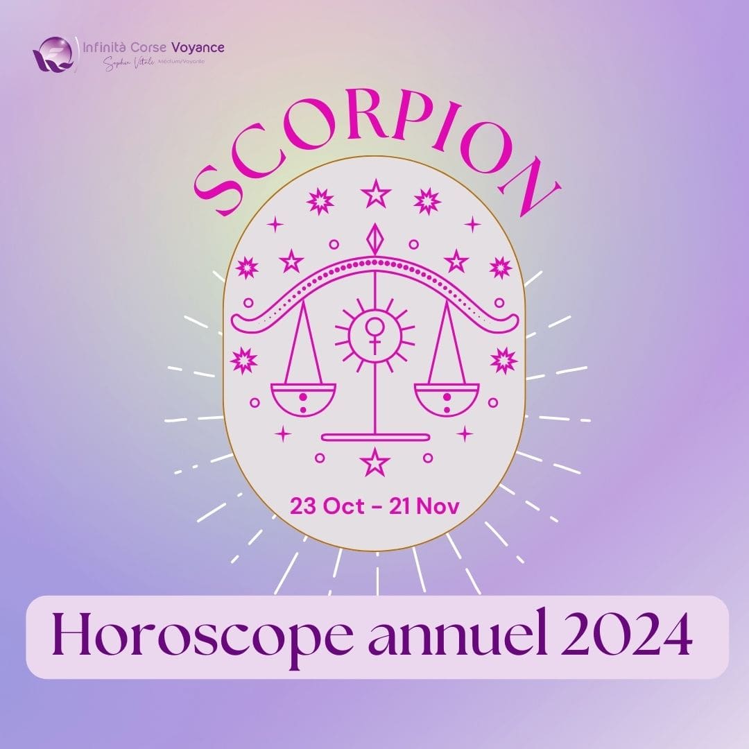 Horoscope Scorpion 2024 : compatibilité amoureuse, travail, argent & santé