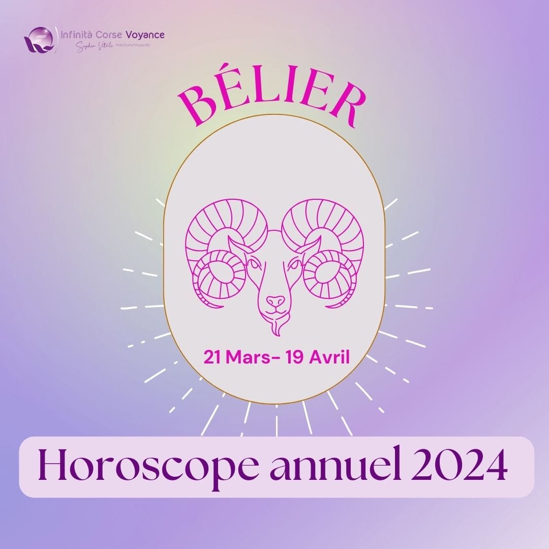 Horoscope Bélier 2024 : compatibilité amoureuse, travail, argent & santé