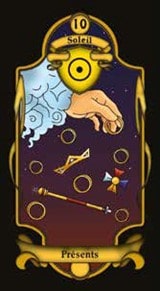 La carte Présents de l'Oracle Belline Astrologique de Marc Neu
