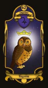 La carte Sagesse de l'Oracle Belline Astrologique de Marc Neu