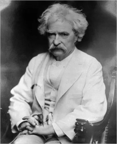 Mark Twain hante la maison de la Mort (The House of Death) à Greenwich Village Manhattan.