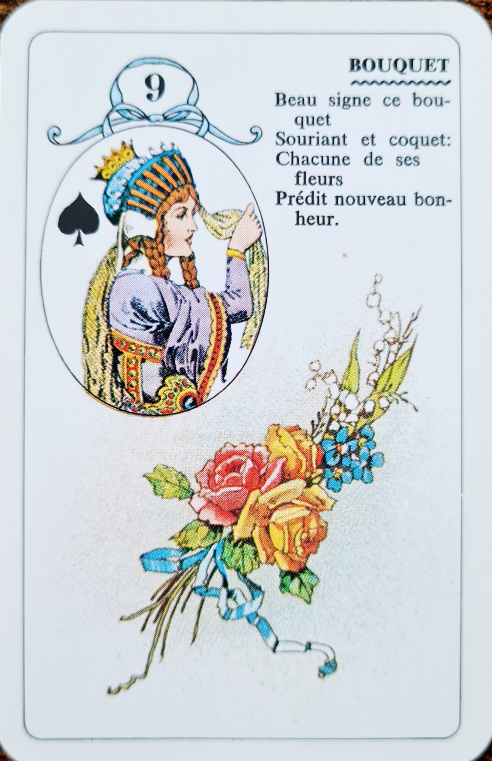 Le Petit Lenormand : signification et interprétation complète de la carte 9 : Bouquet