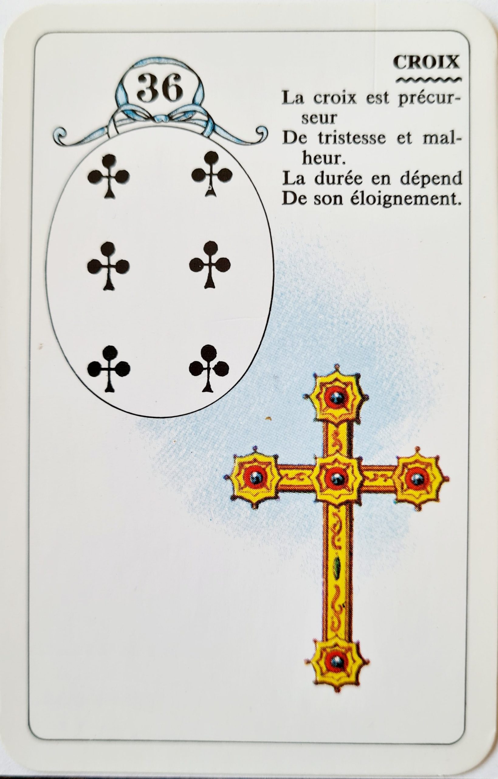 Le Petit Lenormand : signification et interprétation complète de la carte 36 : Croix