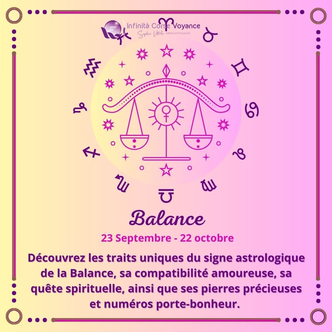 Signe astrologique de la Balance : traits de caractère, compatibilité amoureuse et spiritualité