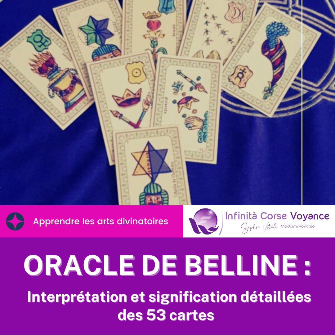 Oracle de Belline : méthodes de tirage et signification complète des 53 cartes - Sophie Vitali