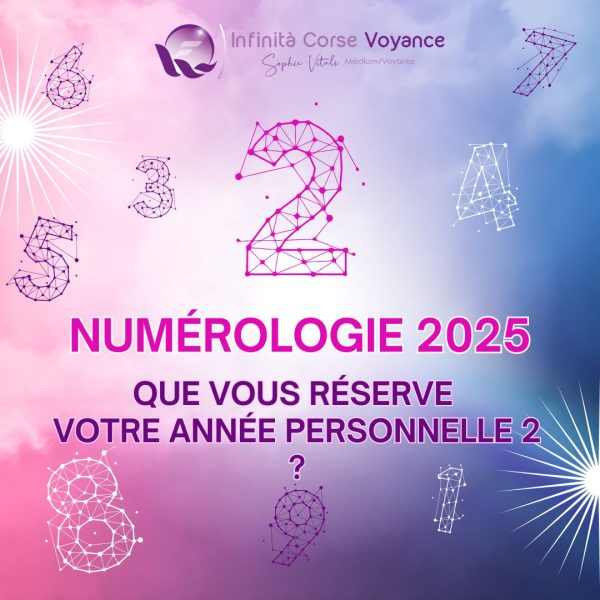 Année personnelle 2 en numérologie 2025 : amour, travail, argent, santé et spiritualité