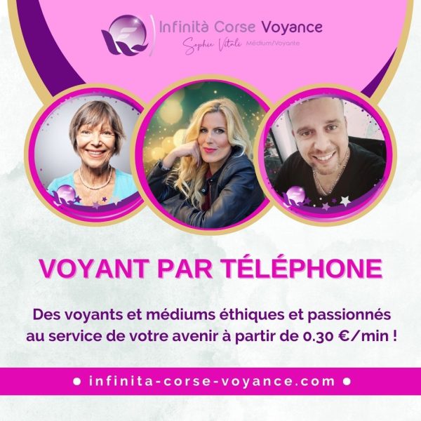 Voyant par téléphone à Lyon : votre voyance immédiate par audiotel et sans CB avec Sophie Vitali célèbre médium/voyante corse et ses meilleurs voyants et médiums