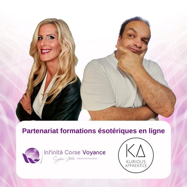 Formations ésotériques en ligne sérieuse : magnétisme, magie, médiumnité, spiritualité, dévellopement personnel avec Didier Santiago en partenariat avec Sophie Vitali - Boutique Kurious Apprentice et Infinità Corse Voyance