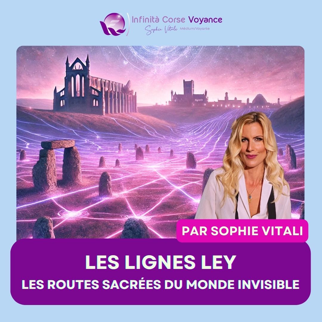 Les Lignes Ley : les routes sacrées du monde invisible par Sophie Vitali célèbre médium et experte du paranormal