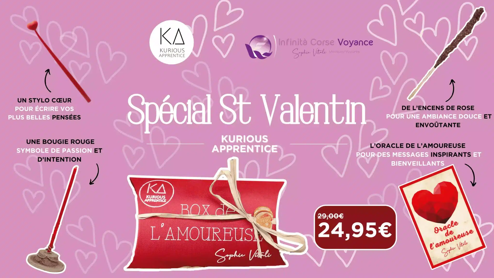 Box Saint-Valentin de l'amoureuse de Sophie Vitali