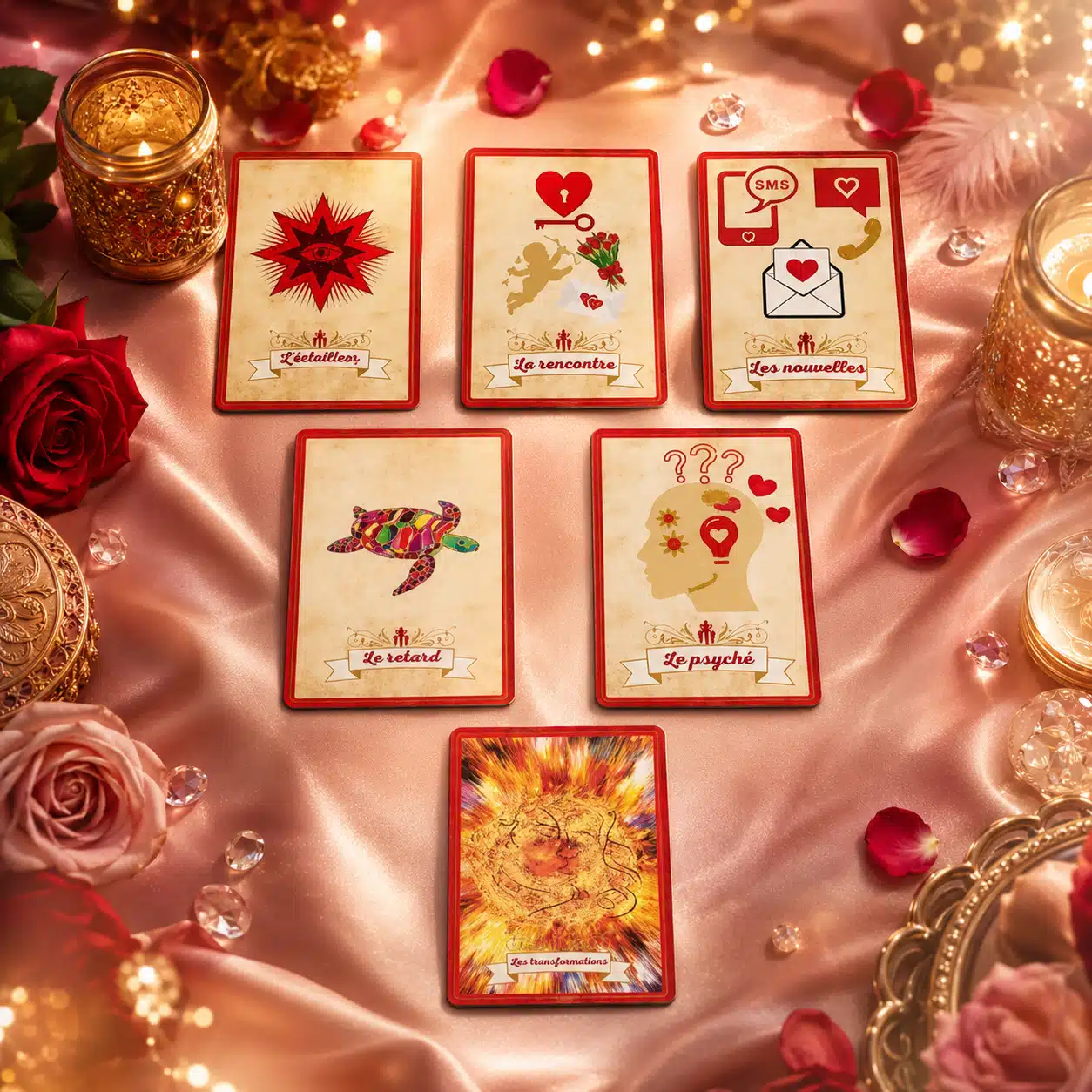 L’Oracle de l’Amoureuse de Sophie Vitali, idée cadeau de Saint-Valentin disponible sur sa boutique officielle