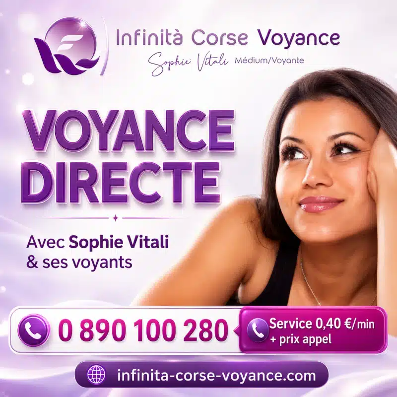 Voyance directe sans CB avec Sophie Vitali au 0890 100 280 Voyance immédiate sans carte bancaire par audiotel au 0890 100 280 avec Sophie Vitali