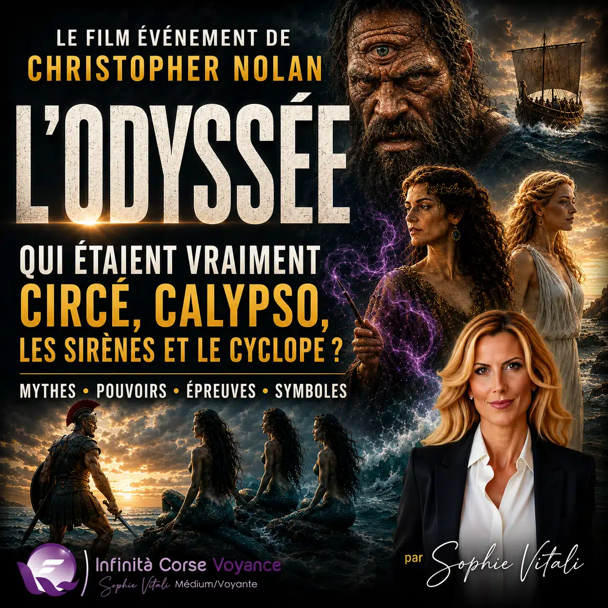 L’Odyssée de Christopher Nolan avec Circé, Calypso, les Sirènes et le Cyclope, décryptée par Sophie Vitali