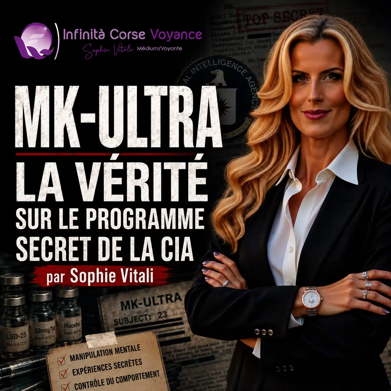 Projet MK-Ultra de la CIA et contrôle mental, enquête de Sophie Vitali sur les expériences secrètes et les archives déclassifiées