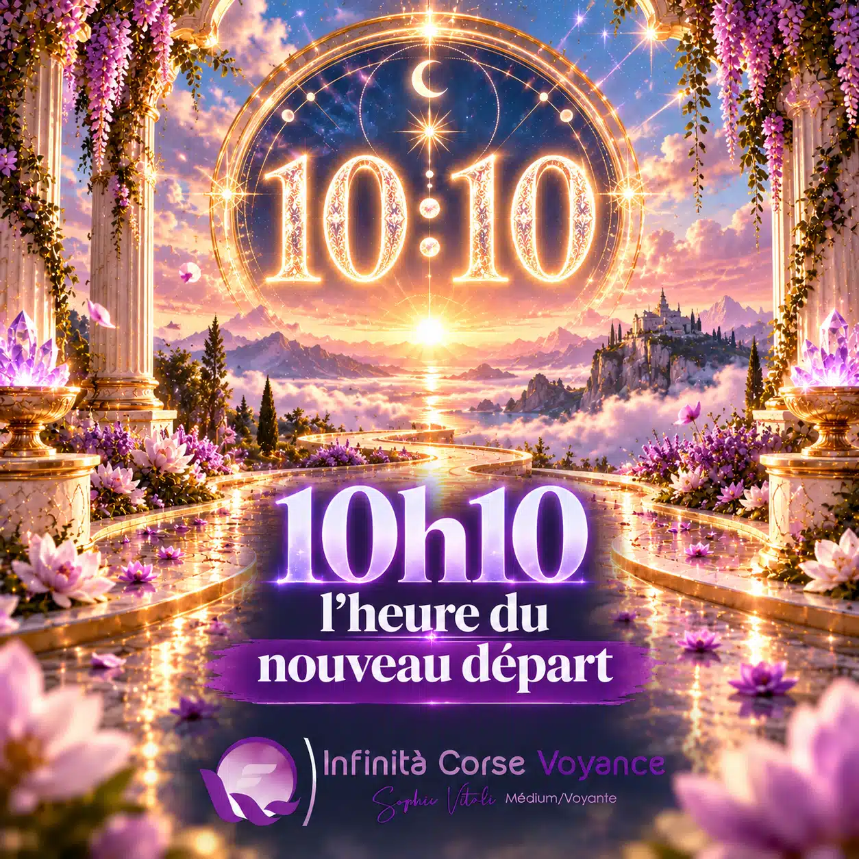 Heure miroir 10h10 : signification spirituelle du nouveau départ, du renouveau et de l’alignement avec Sophie Vitali