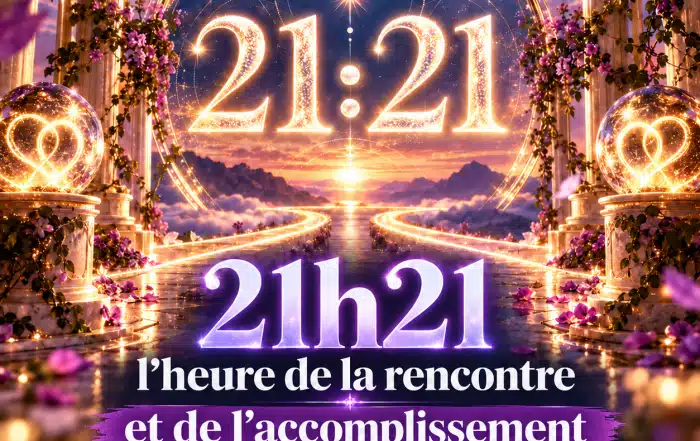 Heure miroir 21h21 et sa signification spirituelle : l’heure de la rencontre et de l’accomplissement avec Sophie Vitali