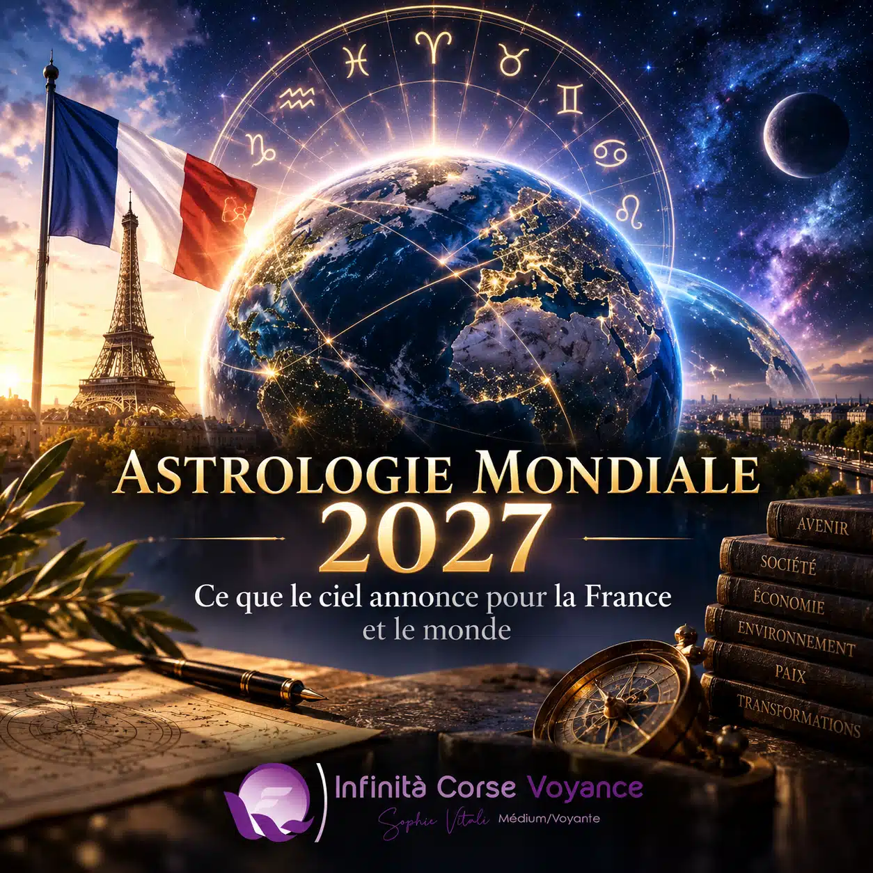 Astrologie mondiale 2027 : ce que le ciel annonce pour la France et le monde selon Sophie Vitali