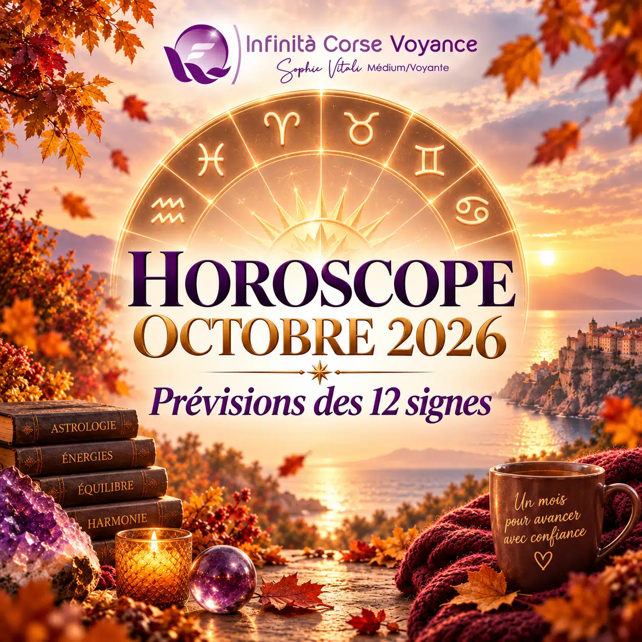 Horoscope octobre 2026 : prévisions des 12 signes du zodiaque par Sophie Vitali