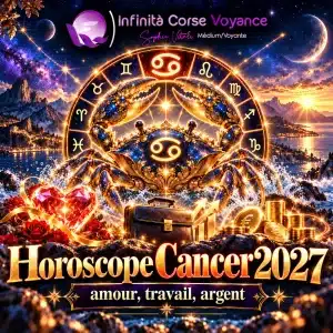 Horoscope Cancer 2027 : prévisions amour, travail et argent