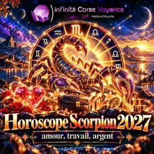 Horoscope Scorpion 2027 : prévisions amour, travail et argent